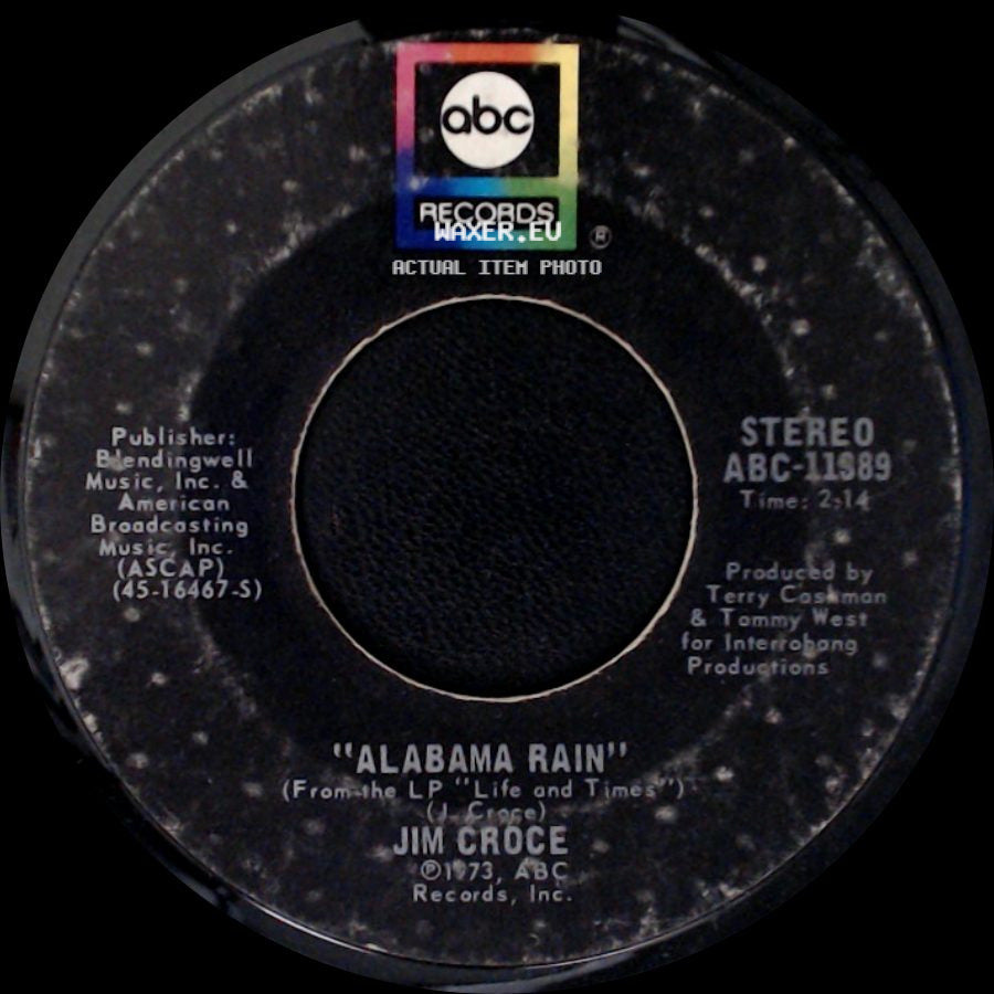 Jim Croce - I Got A Name / Alabama Rain side B