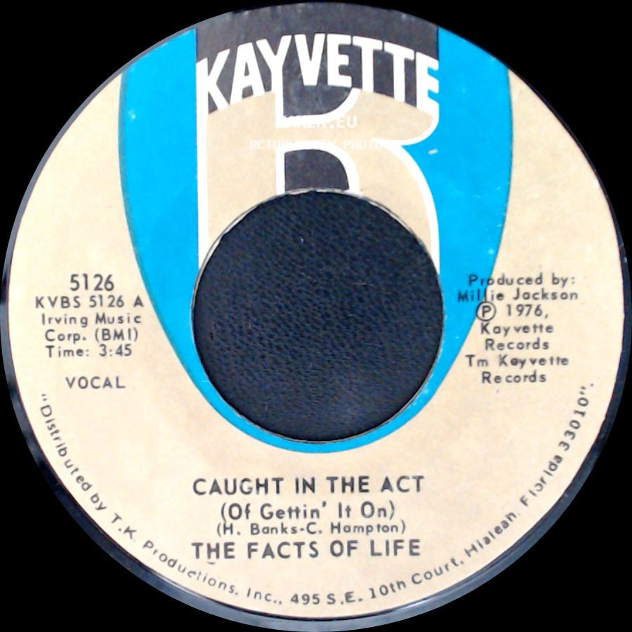 The Facts Of Life - Caught In The Act (Of Gettin' It On) / L-O- side A