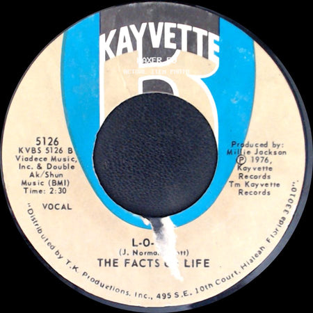 The Facts Of Life - Caught In The Act (Of Gettin' It On) / L-O- side B