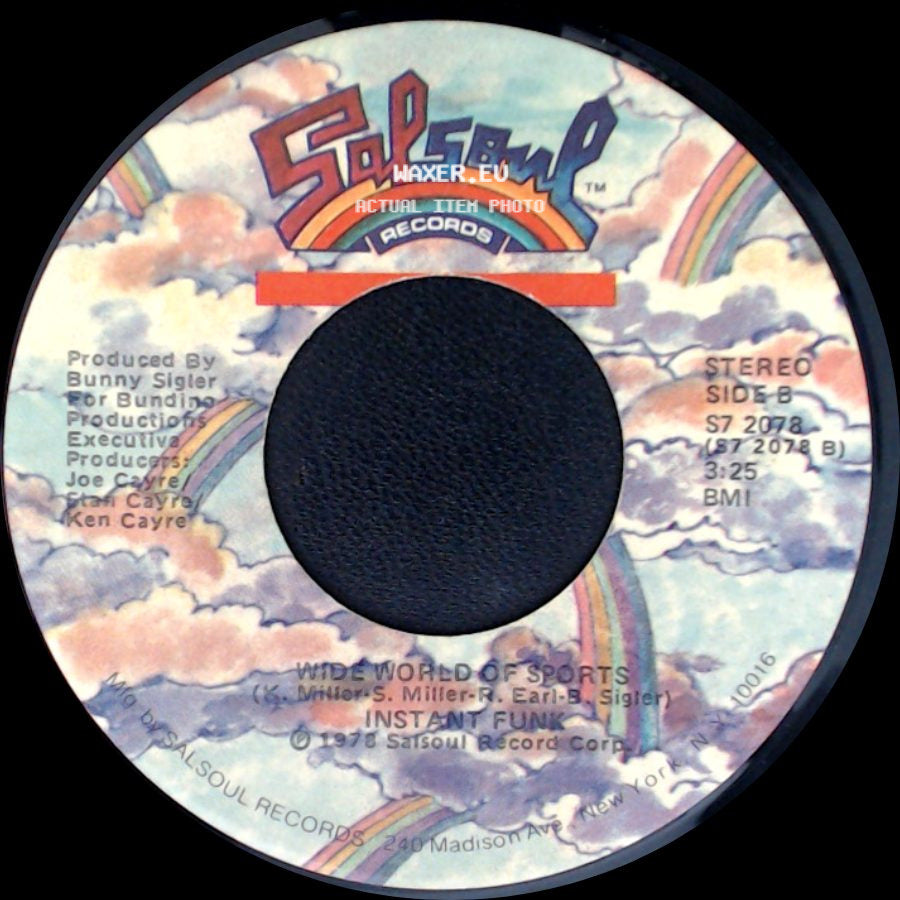 Instant Funk - I Got My Mind Made Up (You Can Get It Girl) / Wide World Of Sports side B