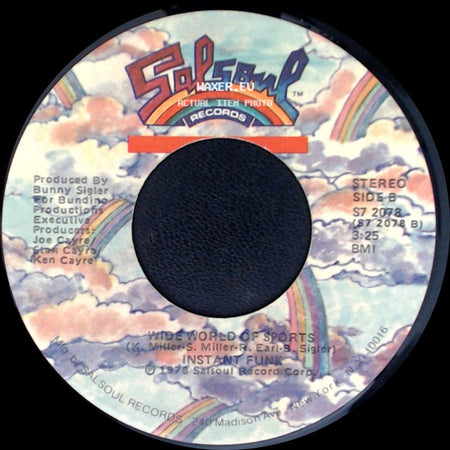 Instant Funk - I Got My Mind Made Up (You Can Get It Girl) / Wide World Of Sports side B