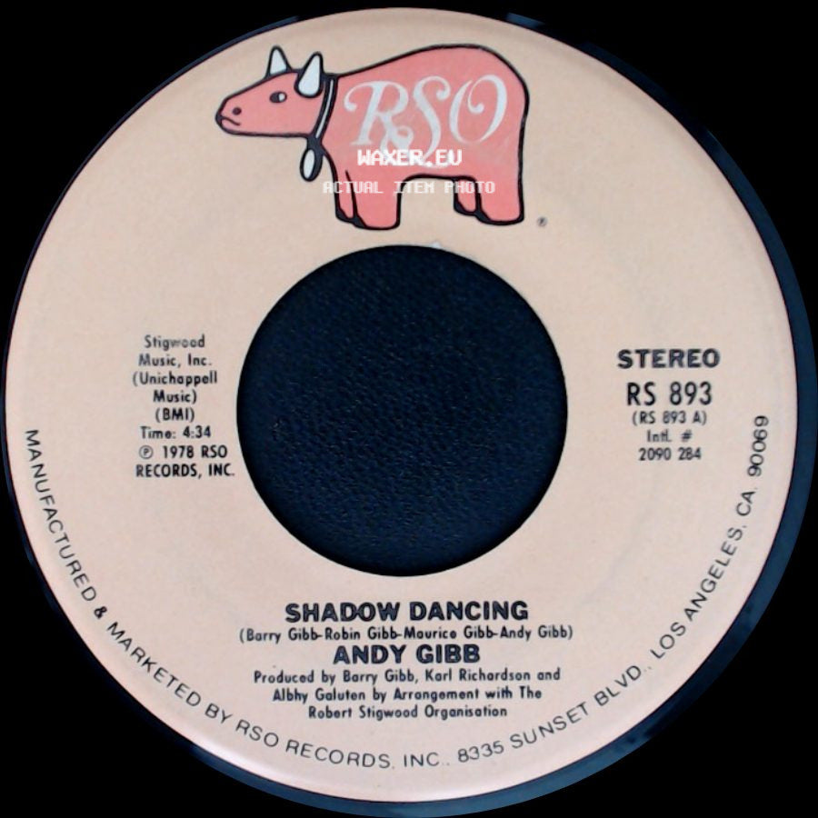 Andy Gibb - Shadow Dancing / Let It Be Me side A