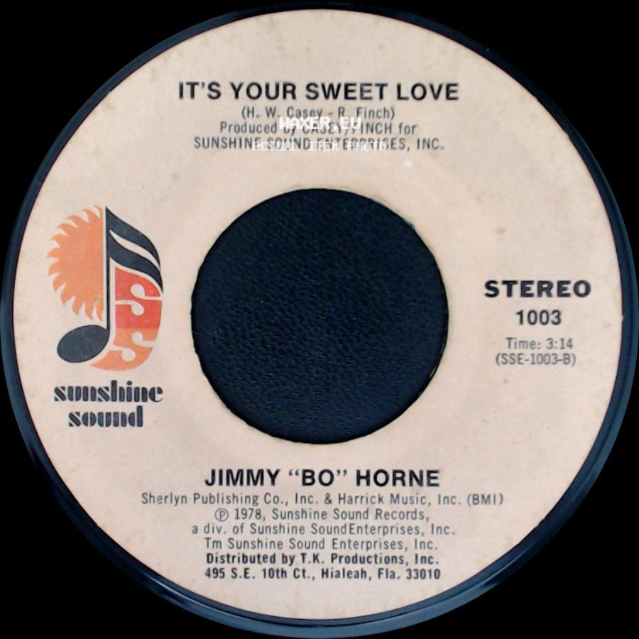 Jimmy "Bo" Horne - It's Your Sweet Love / Dance Across The Floor side A