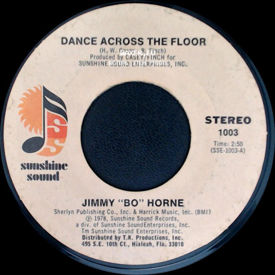 Jimmy "Bo" Horne - It's Your Sweet Love / Dance Across The Floor side B
