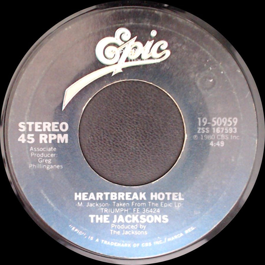 The Jacksons - Things I Do For You / Heartbreak Hotel side B