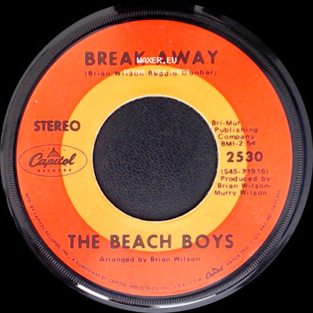 The Beach Boys - Celebrate The News / Break Away side B
