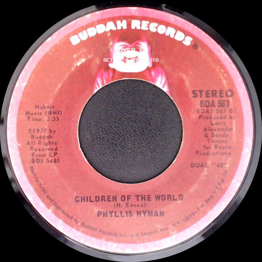 Phyllis Hyman - Children Of The World / Loving You - Losing You side A