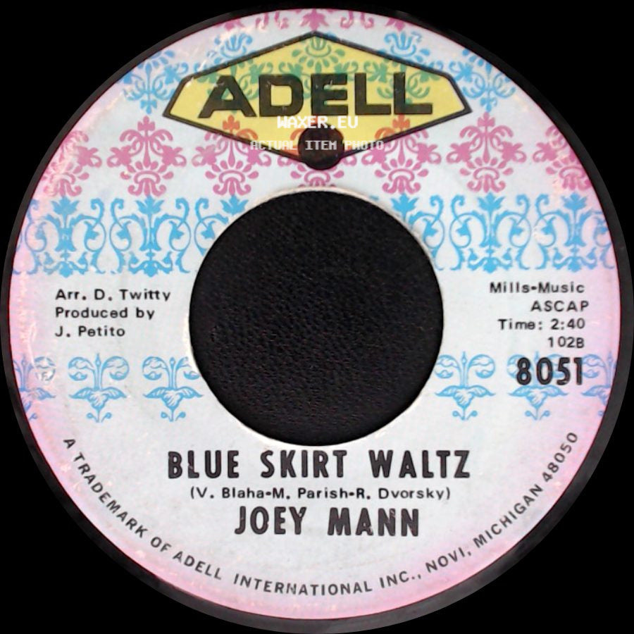 Joey Mann - Hurry Home Love / Blue Skirt Waltz side B