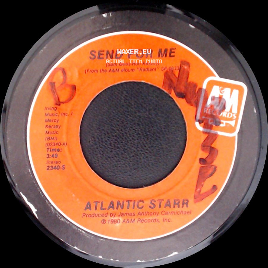 Atlantic Starr - Does It Matter / Send For Me side B