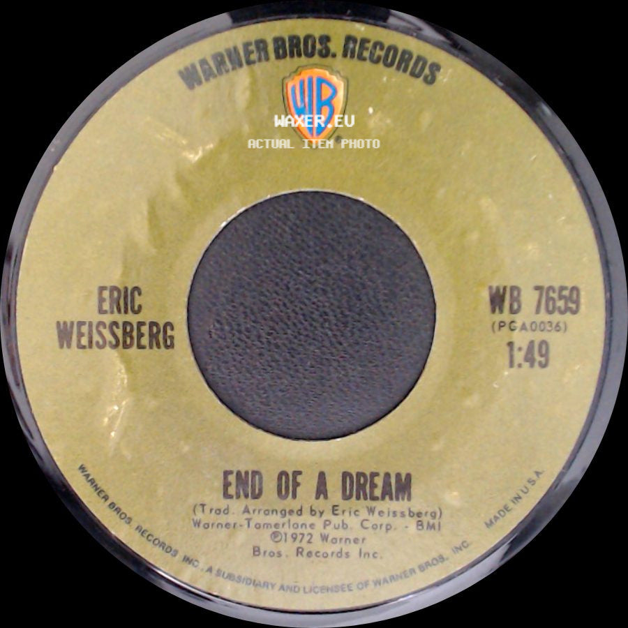 Eric Weissberg - Dueling Banjos / End Of A Dream side B