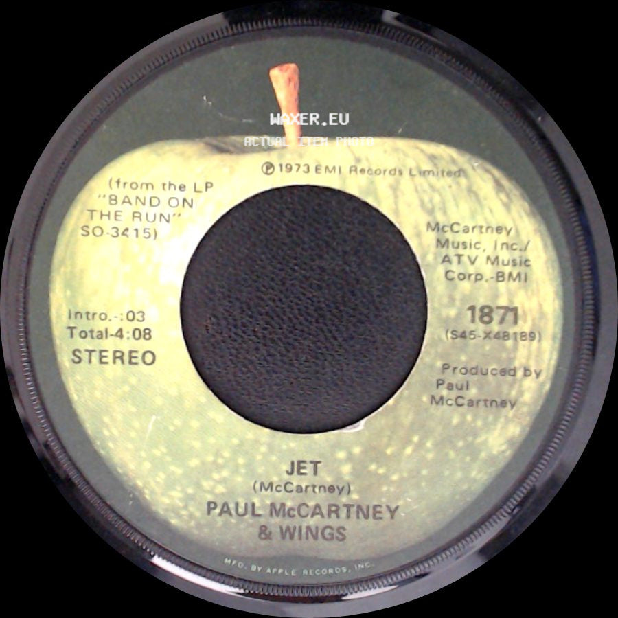 Paul Mccartney & Wings - Mamunia / Jet side B