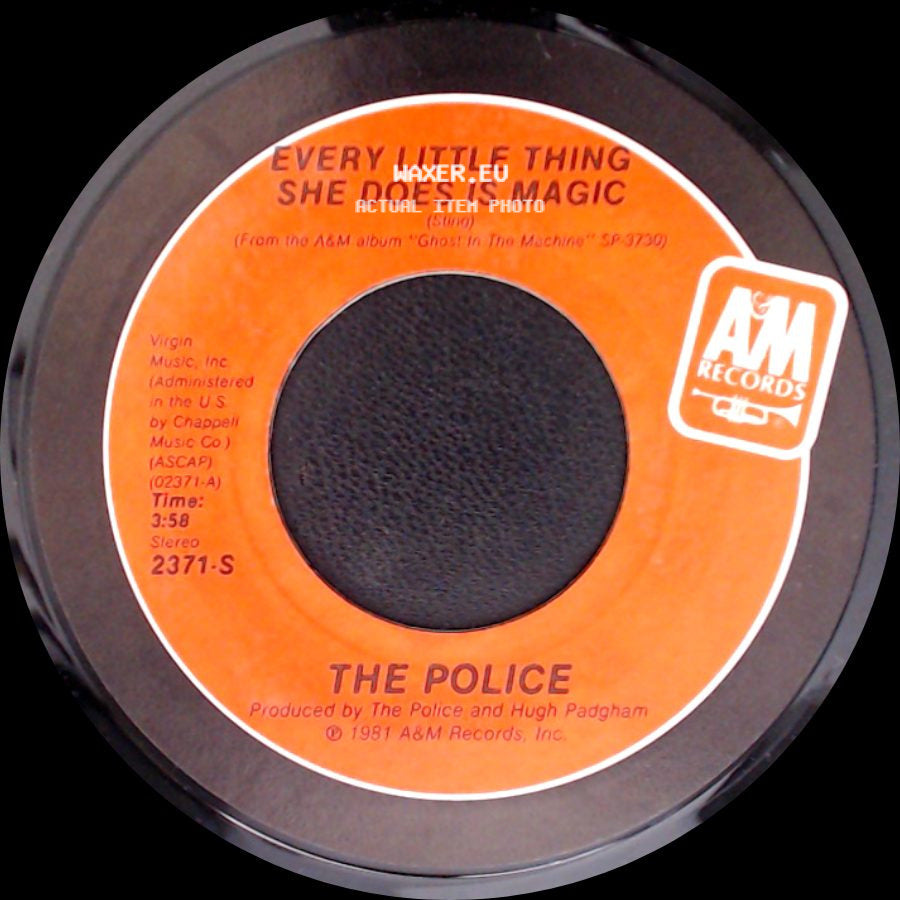 The Police - Shambelle / Every Little Thing She Does Is Magic side B