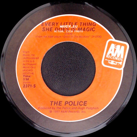 The Police - Shambelle / Every Little Thing She Does Is Magic side B