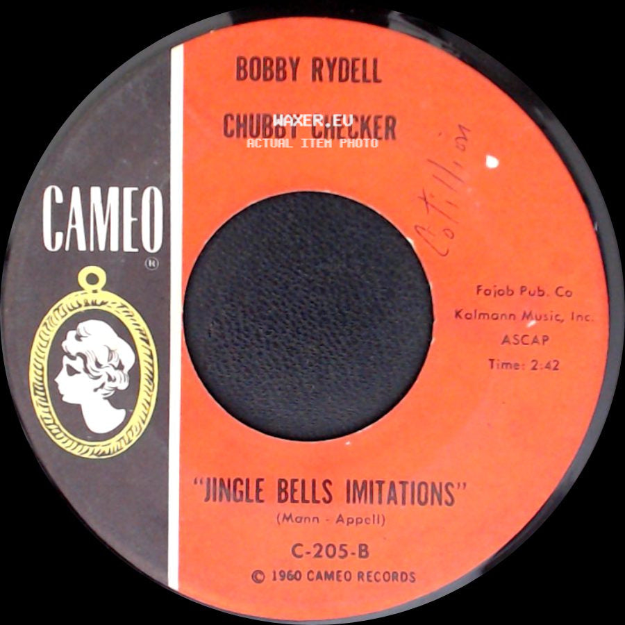Bobby Rydell / Bobby Rydell Chubby Checker - Jingle Bell Rock / Jingle Bells Imitations side B