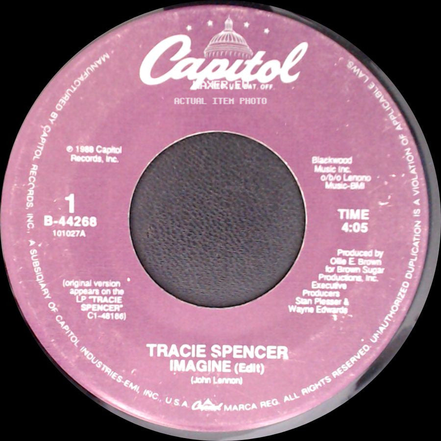 Tracie Spencer - Hide And Seek (Edit) / Imagine (Edit) side B