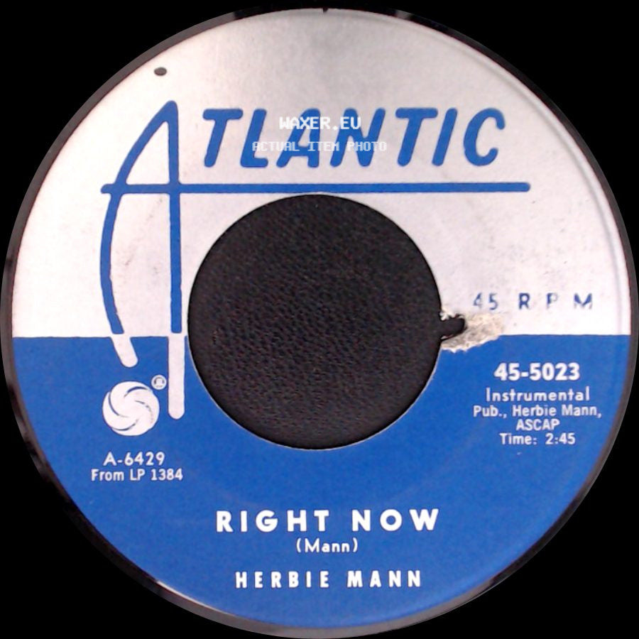 Herbie Mann - Boroquinho / Right Now side B