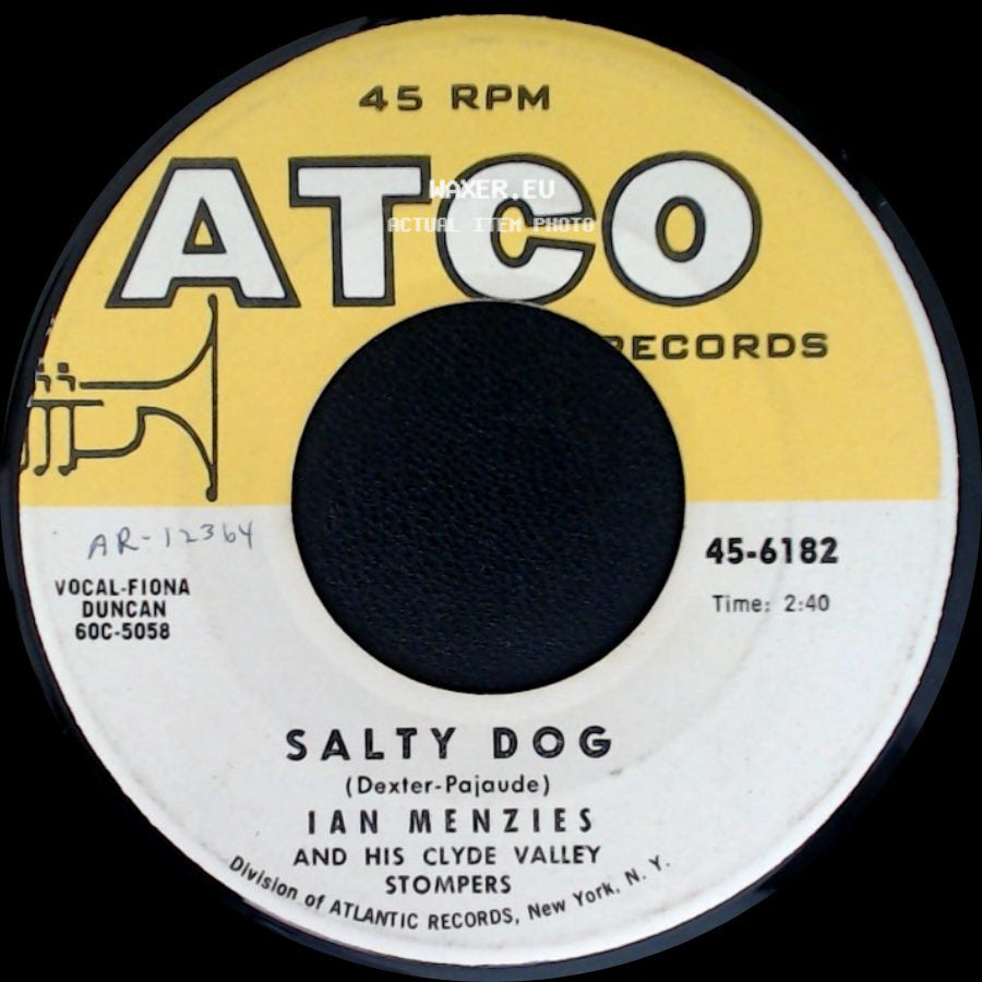 Ian Menzies And His Clyde Valley Stompers - The Fish Man / Salty Dog side B