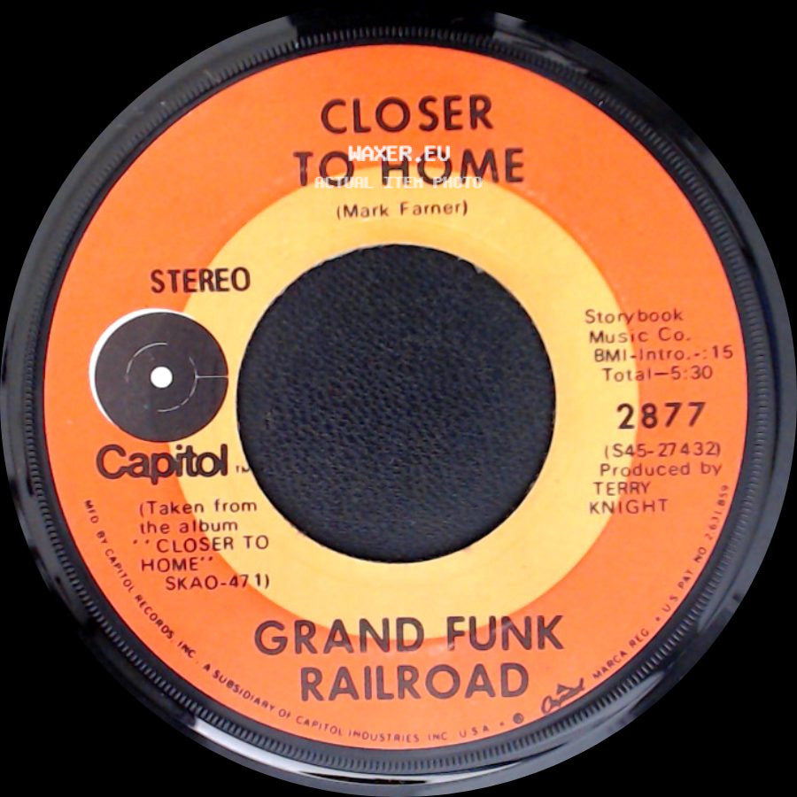 Grand Funk Railroad - Closer To Home / Aimless Lady side A