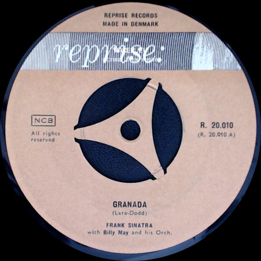 Frank Sinatra With Billy May And His Orch. / Frank Sinatra - The Curse Of An Aching Heart / Granada side B