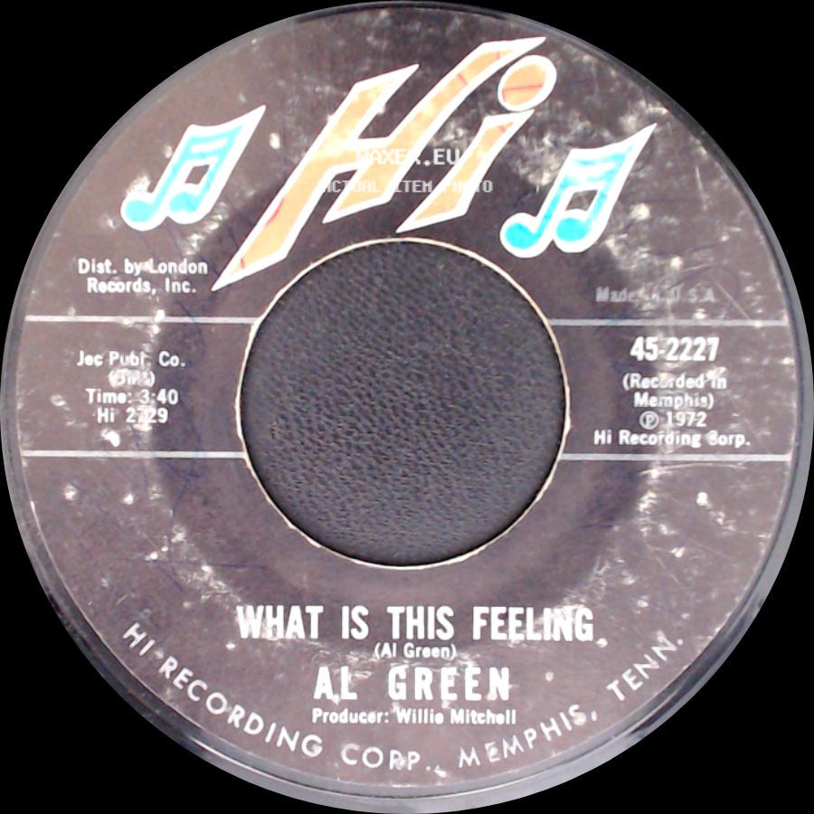 Al Green - You Ought To Be With Me / What Is This Feeling side B