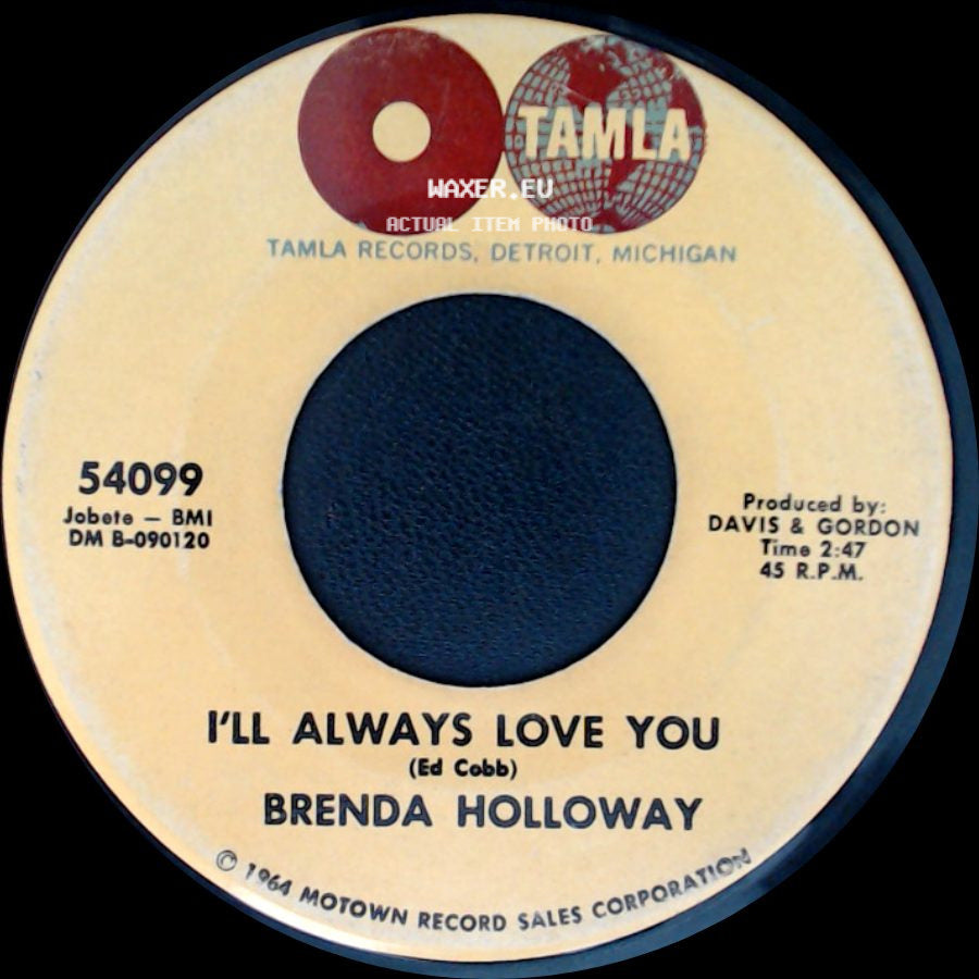 Brenda Holloway - Sad Song / I'll Always Love You side B