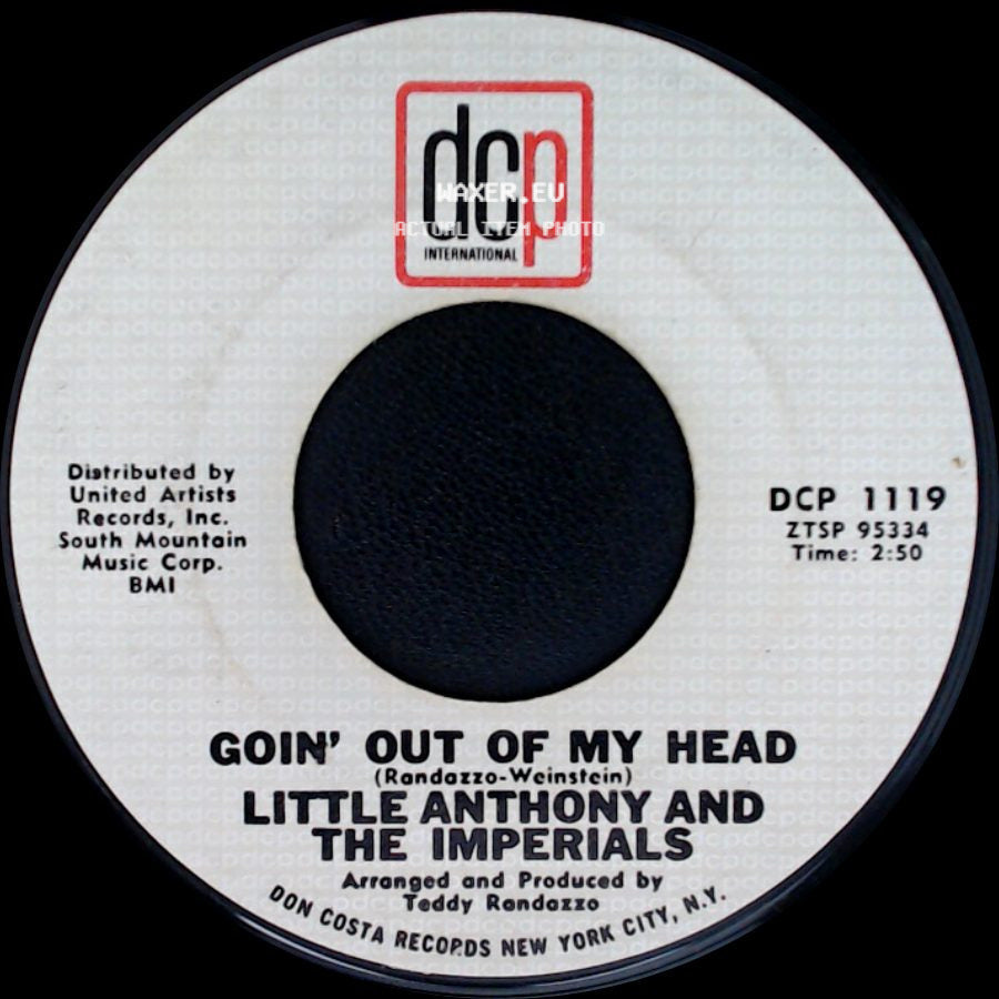 Little Anthony And The Imperials - Make It Easy On Yourself / Goin' Out Of My Head side B