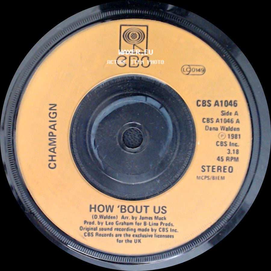 Champaign - How 'bout Us / Spinnin' side A