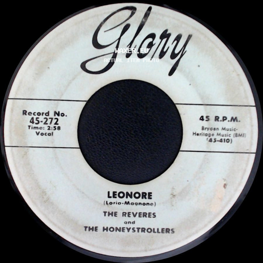 The Honeystrollers / The Reveres And The Honeystrollers - Honeystrollin' / Leonore side B