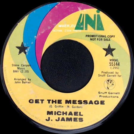 Michael J. James - Get The Message / Love's Funny side A