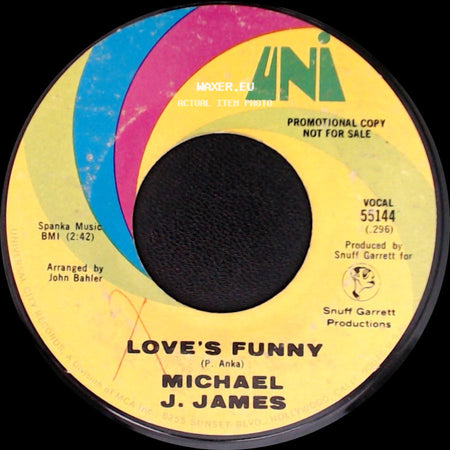 Michael J. James - Get The Message / Love's Funny side B
