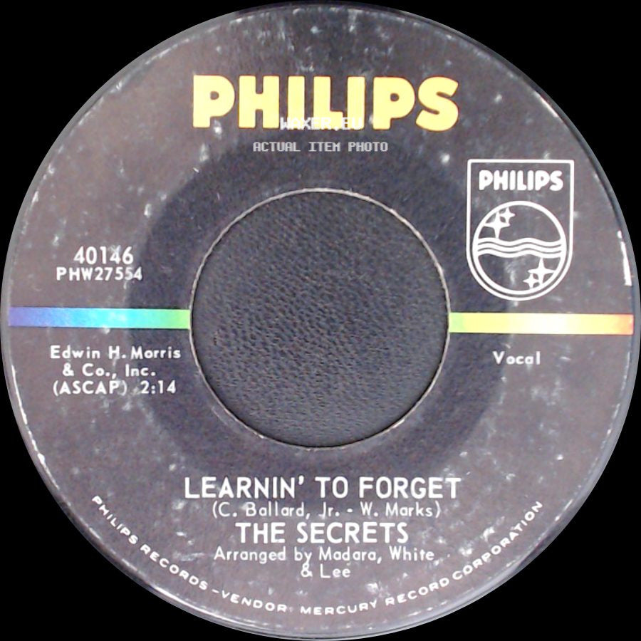 The Secrets - Learnin' To Forget / The Boy Next Door side A