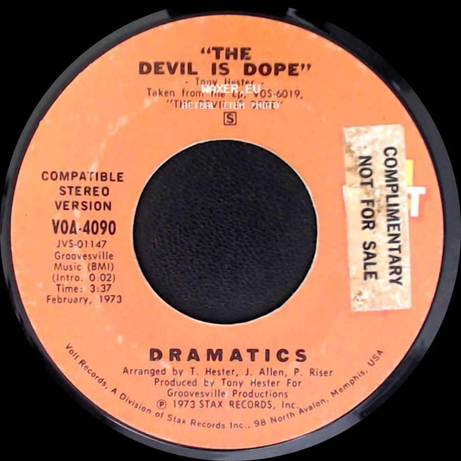 Dramatics - The Devil Is Dope / "The Devil Is Dope" side A