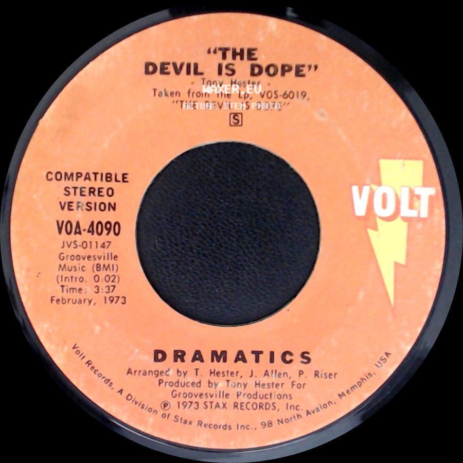 Dramatics - The Devil Is Dope / "The Devil Is Dope" side B