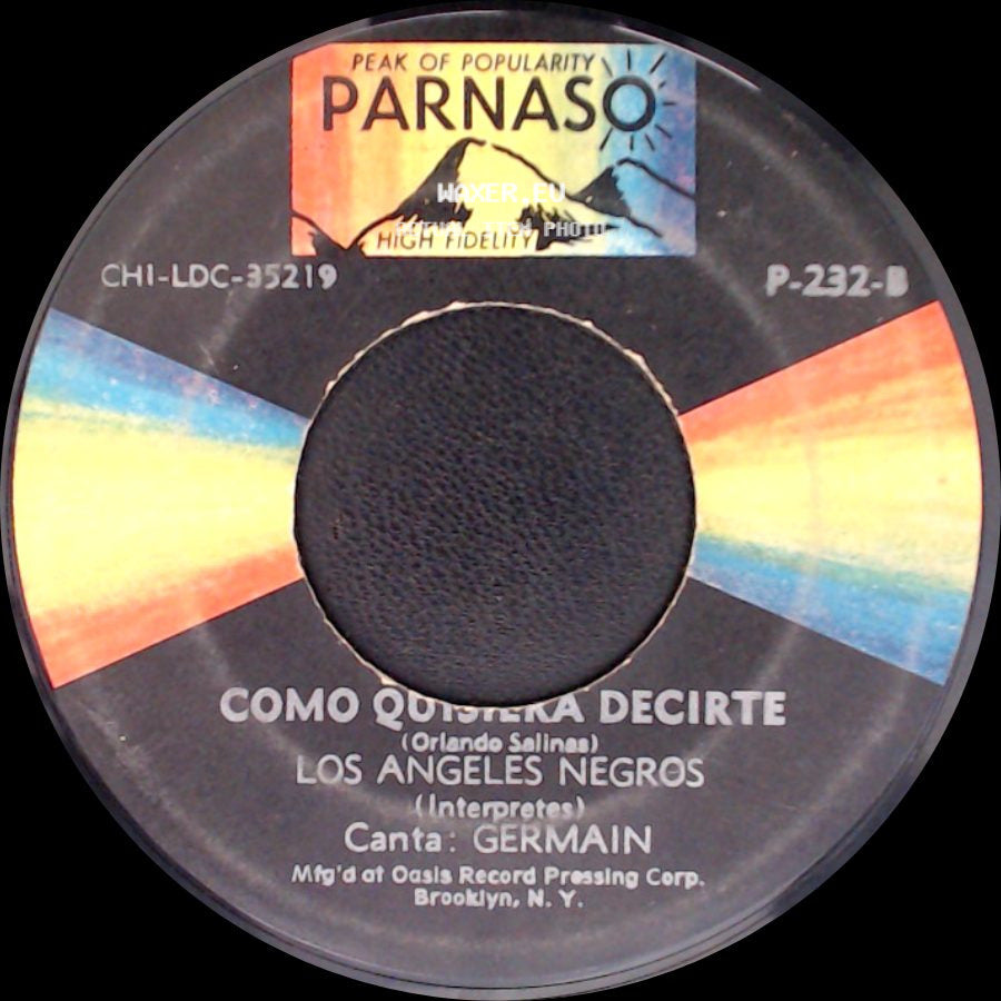 Los Angeles Negros - Como Quisiera Decirte / Y Volvere side A
