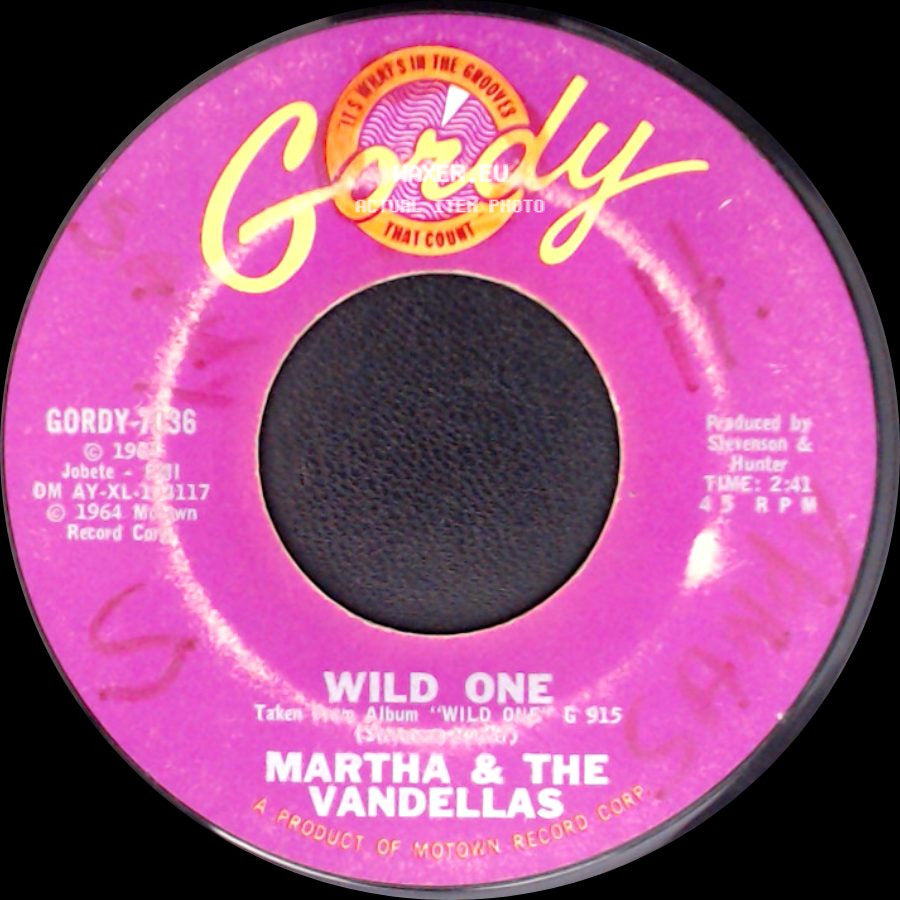 Martha & The Vandellas - Wild One / Dancing Slow side A