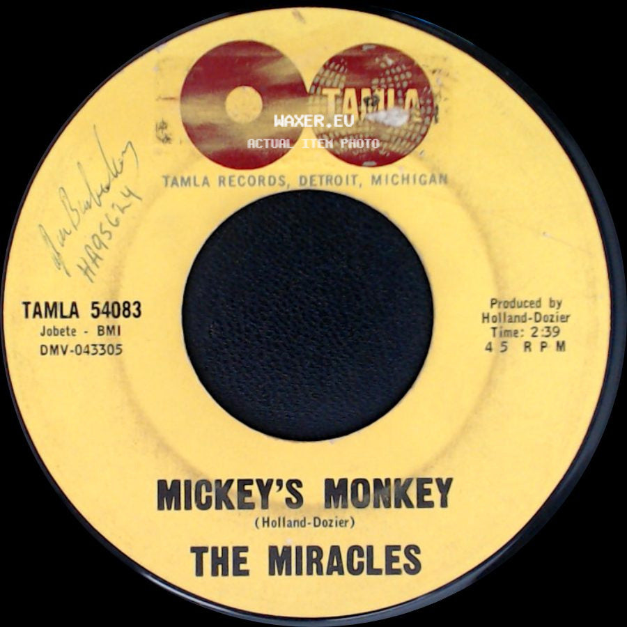The Miracles - Mickey's Monkey / Whatever Makes You Happy side A