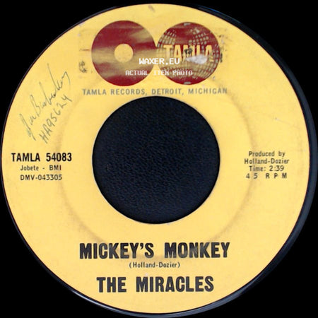The Miracles - Mickey's Monkey / Whatever Makes You Happy side A