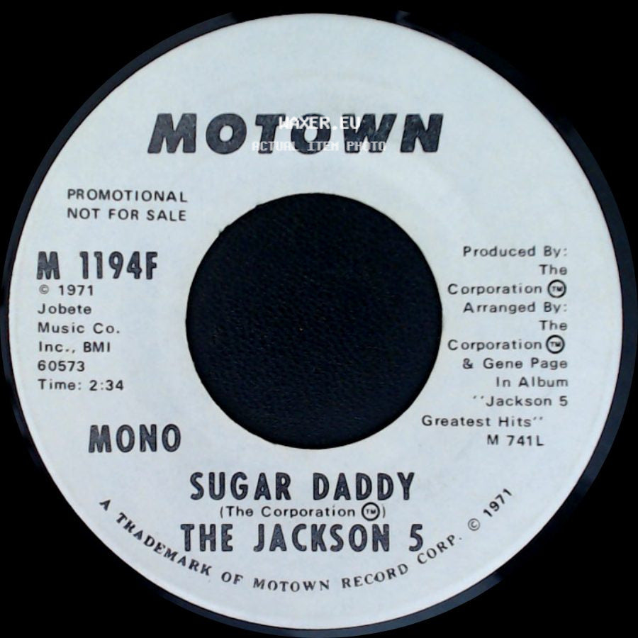 The Jackson 5 - Sugar Daddy / Sugar Daddy side A