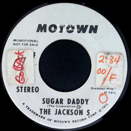 The Jackson 5 - Sugar Daddy / Sugar Daddy side B