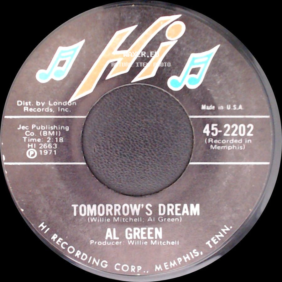 Al Green - Tomorrow's Dream / Let's Stay Together side A