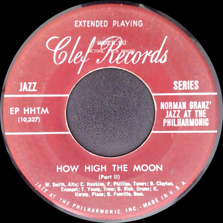 Unknown Artist - How High The Moon (Part 1) / How High The Moon (Part Ii) side B