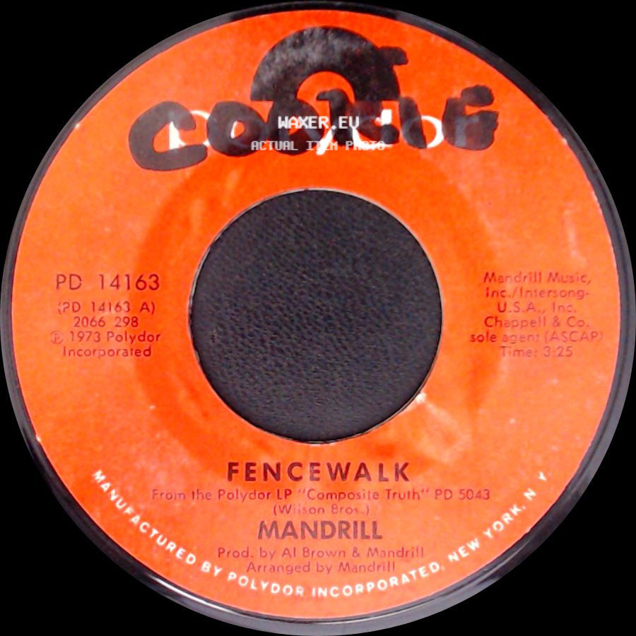Mandrill - Hágalo / Fencewalk side B