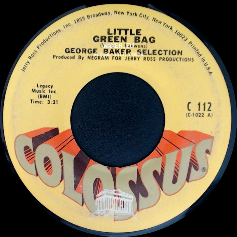 George Baker Selection - Little Green Bag / Pretty Little Dreamer side A