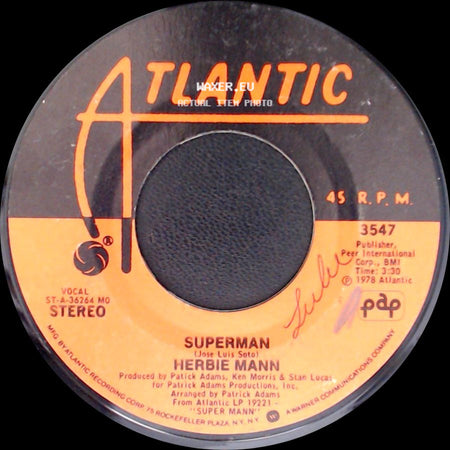 Herbie Mann - Etagui / Superman side B