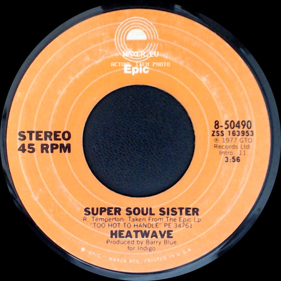 Heatwave - Super Soul Sister / Always And Forever side A