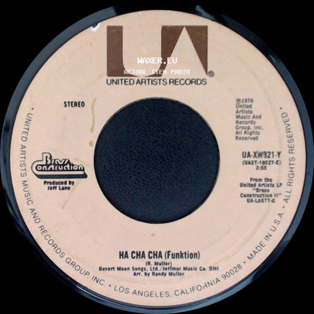 Brass Construction - Ha Cha Cha (Funktion) / Sambo (Conditions) side A