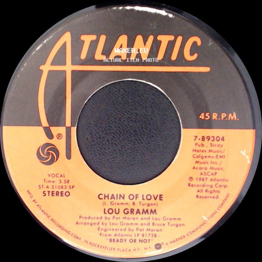 Lou Gramm - Chain Of Love / Midnight Blue side A
