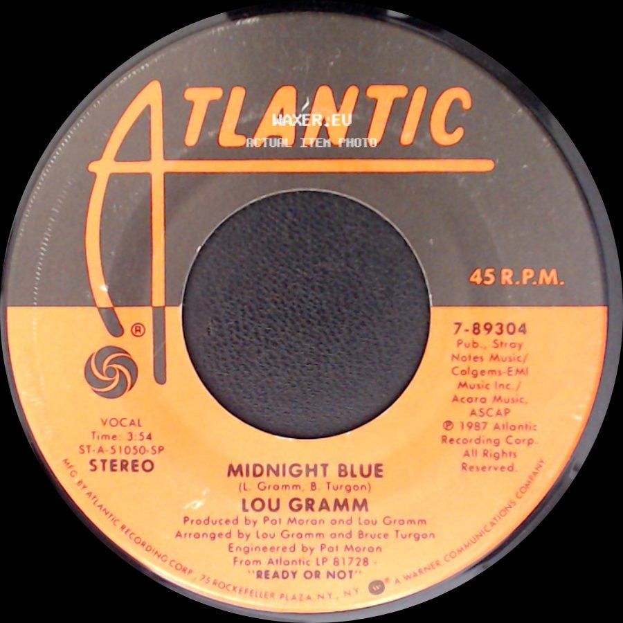 Lou Gramm - Chain Of Love / Midnight Blue side B