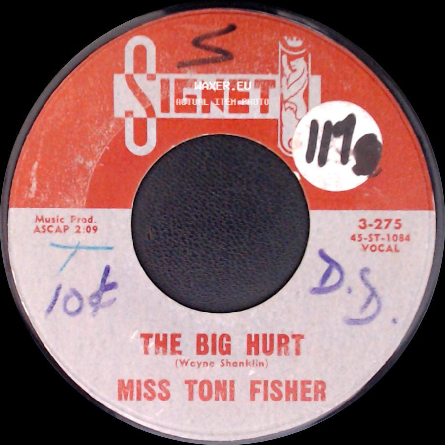 Miss Toni Fisher - Memphis Belle / The Big Hurt side B