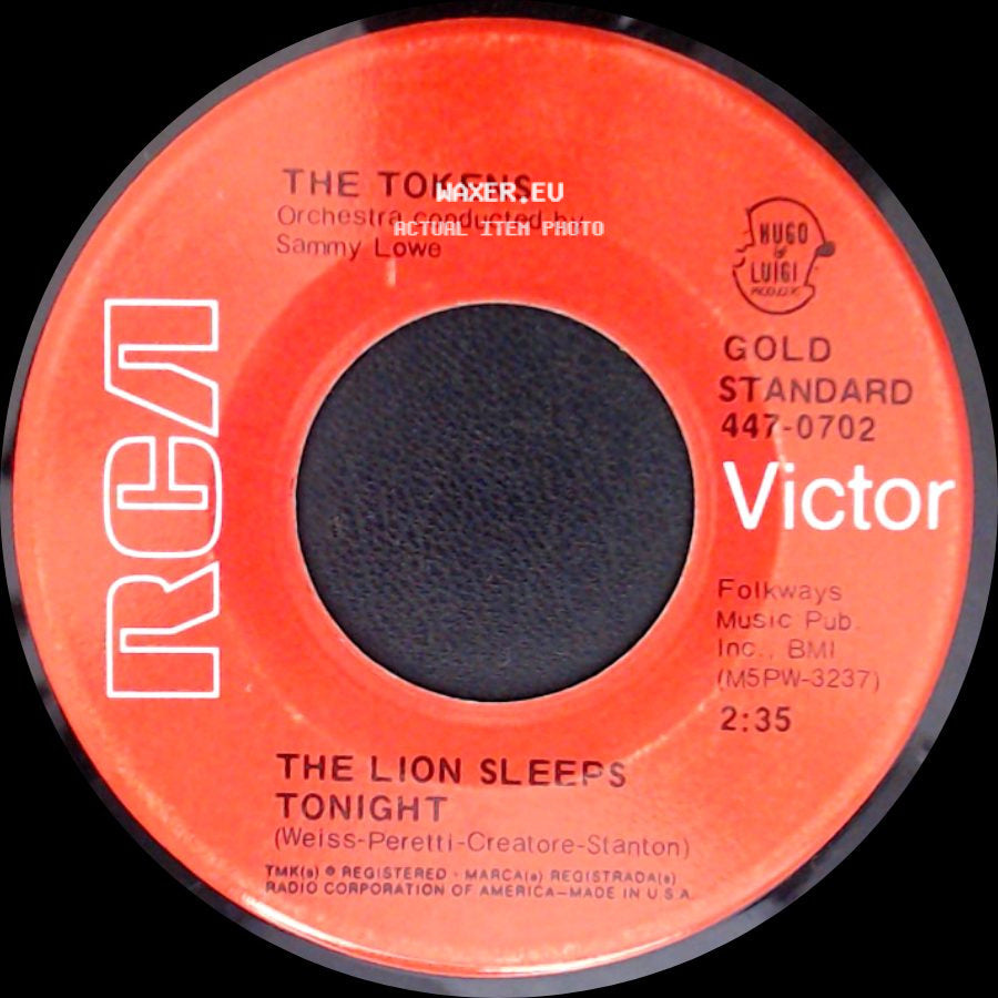 The Tokens - The Lion Sleeps Tonight / B'wa Nina (Pretty Girl) side A